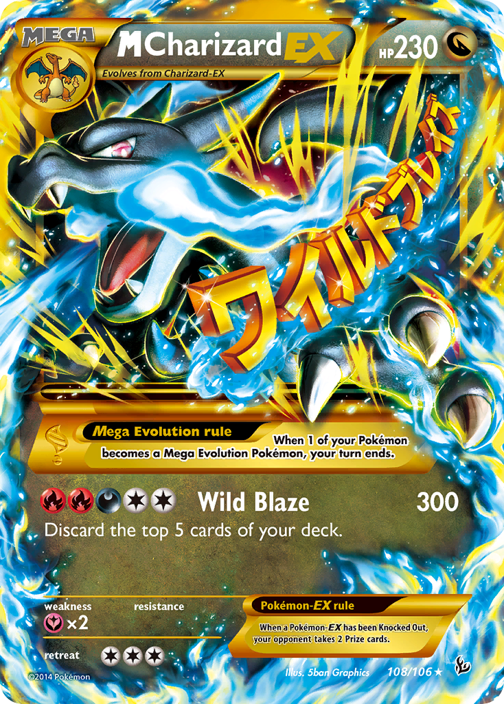 Mega Charizard EX 108/106 XY Flashfire