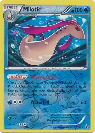 Flashfire Milotic #23/106 reverse holo