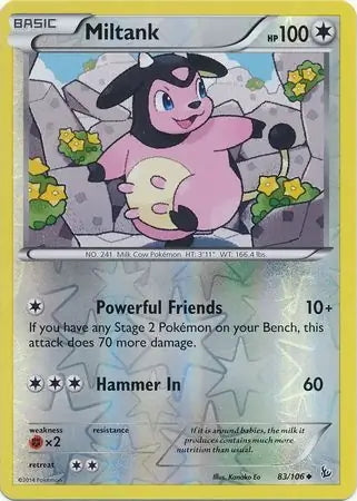 Flashfire Miltank #83/106 reverse holo