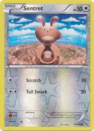 Flashfire Sentret #81/106 reverse holo