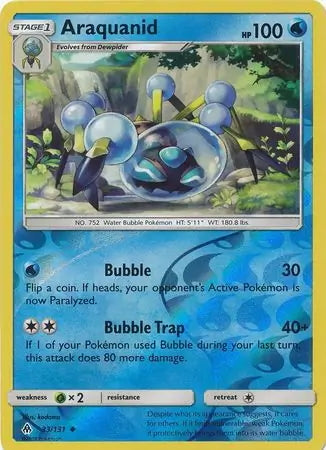 Forbidden Light Araquanid #33/131 reverse holo