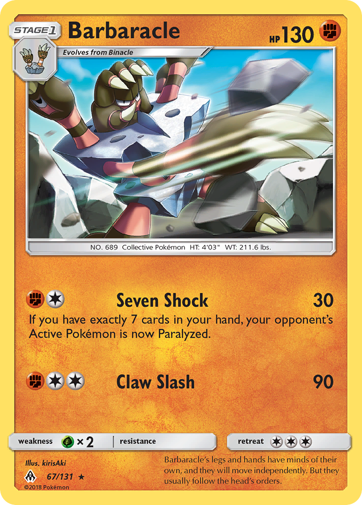 Forbidden Light Barbaracle #67/131