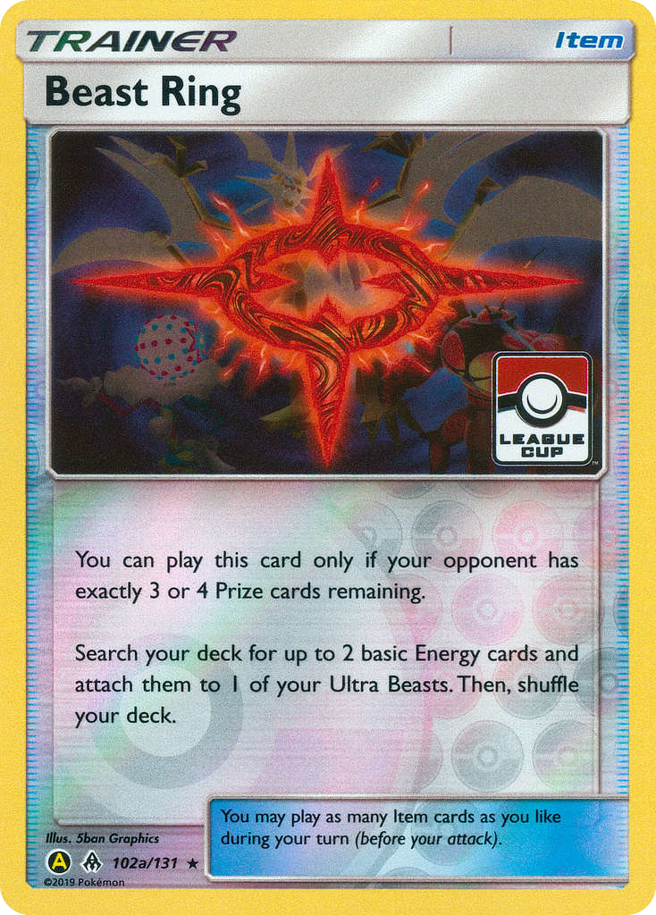 Forbidden Light Beast Ring #102a League Promo