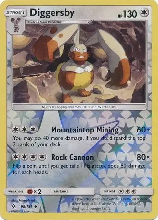 Forbidden Light Diggersby #98/131 reverse holo