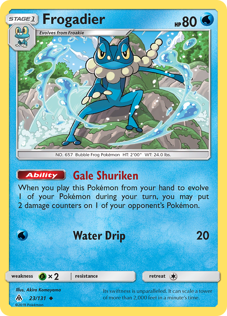 Forbidden Light Frogadier #23/131