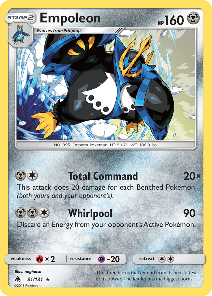 Forbidden Light Holo Empoleon #81/131