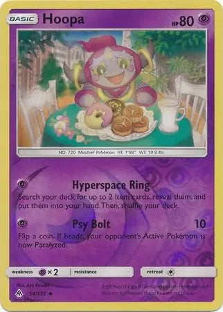 Forbidden Light Hoopa #54/131 reverse holo