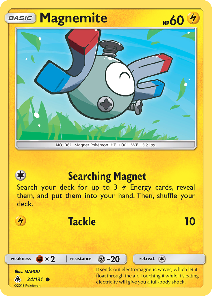 Forbidden Light Magnemite #34/131