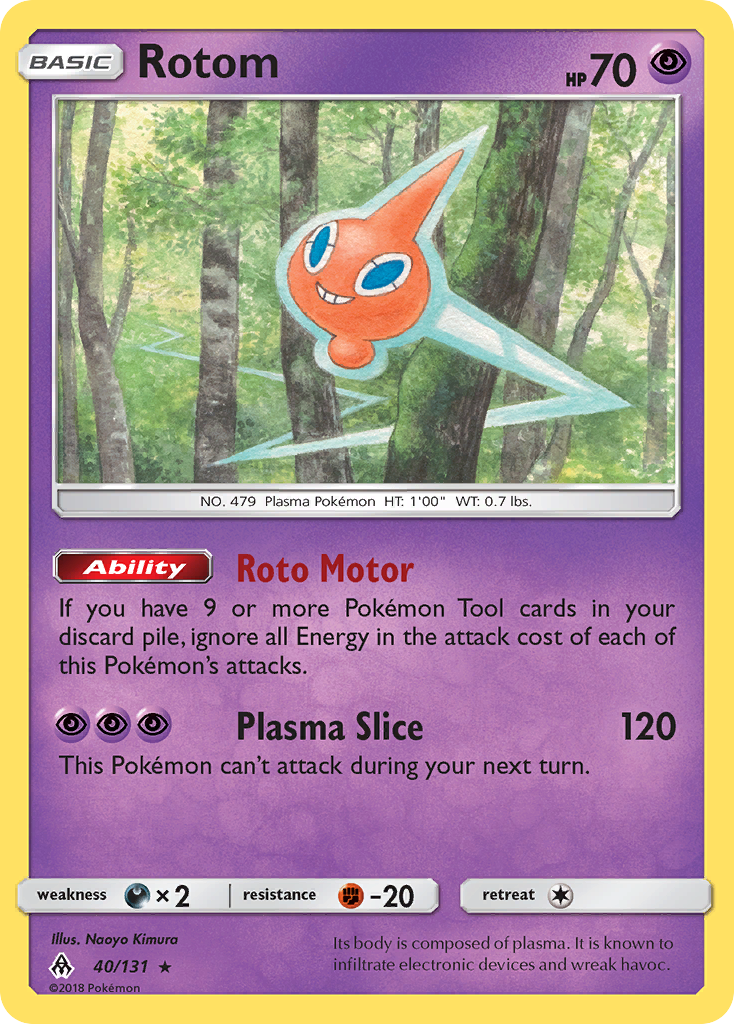 Forbidden Light Rotom #40/131