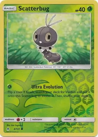 Forbidden Light Scatterbug #6/131 reverse holo
