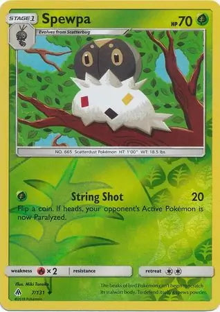 Forbidden Light Spewpa #7/131 reverse holo