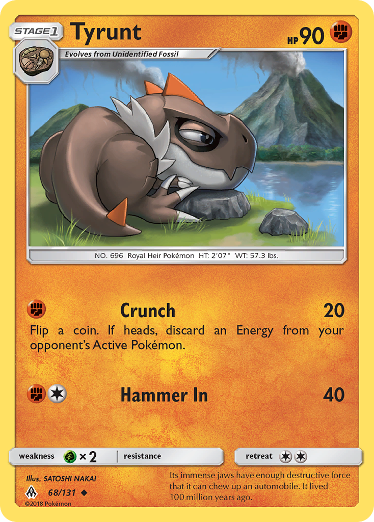 Forbidden Light Tyrunt #68/131