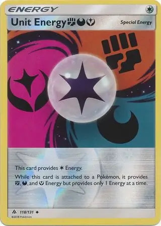 Forbidden Light Unit Energy YDF #118/131 reverse holo