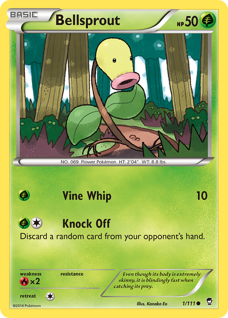 Furious Fists Bellsprout #1/111