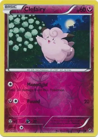 Furious Fists Clefairy #69/111 reverse holo