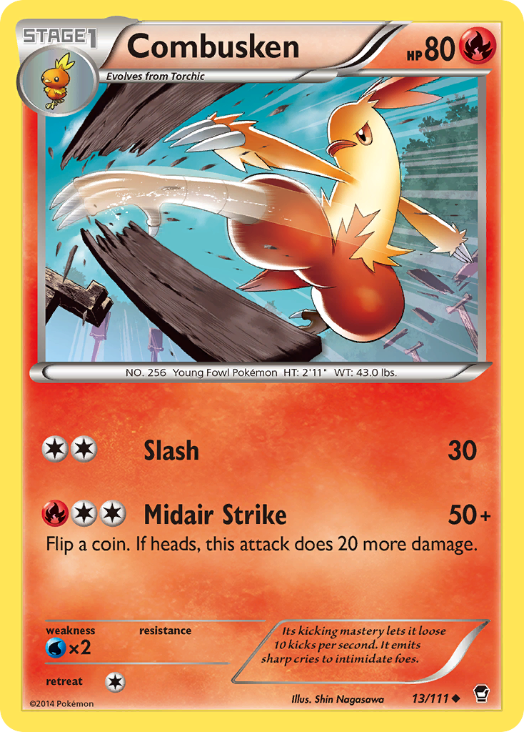 Furious Fists Combusken #13/111