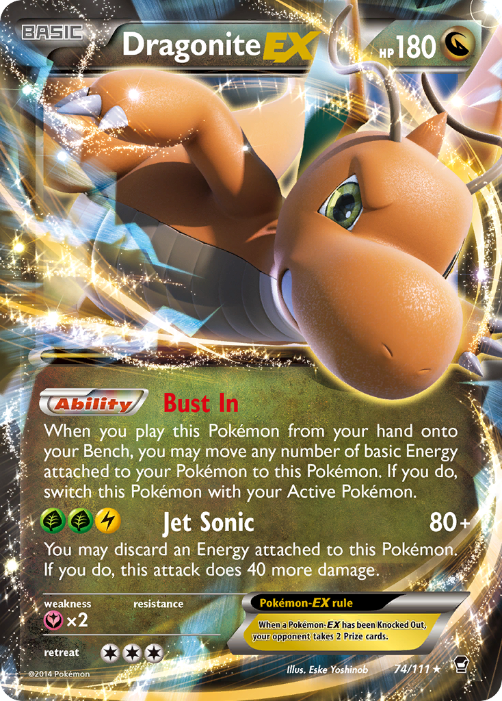 Furious Fists Dragonite EX #74/111