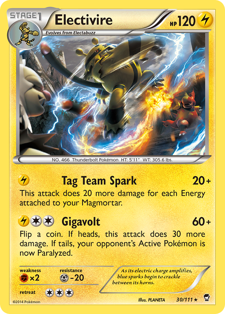 Furious Fists Electivire #30/111