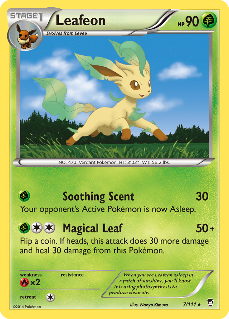Furious Fists Leafeon #7/111
