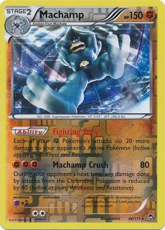 Furious Fists Machamp #46/111 reverse holo