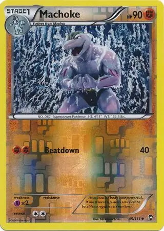 Furious Fists Machoke #45/111 reverse holo