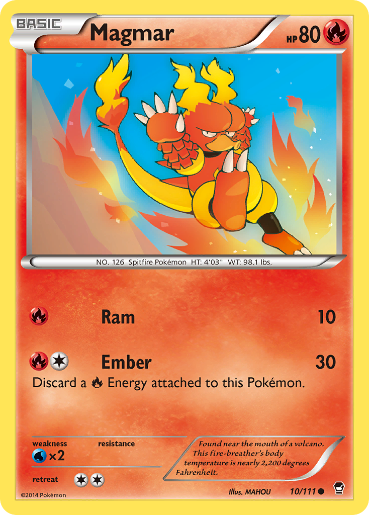 Furious Fists Magmar #10/111