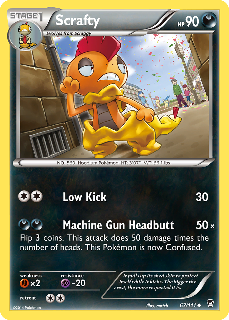 Furious Fists Scrafty #67/111