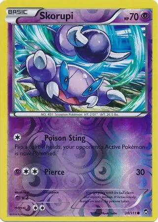 Furious Fists Skorupi #38/111 reverse holo