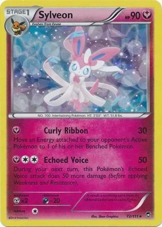 Furious Fists Sylveon #72/111 Cracked Ice Holo