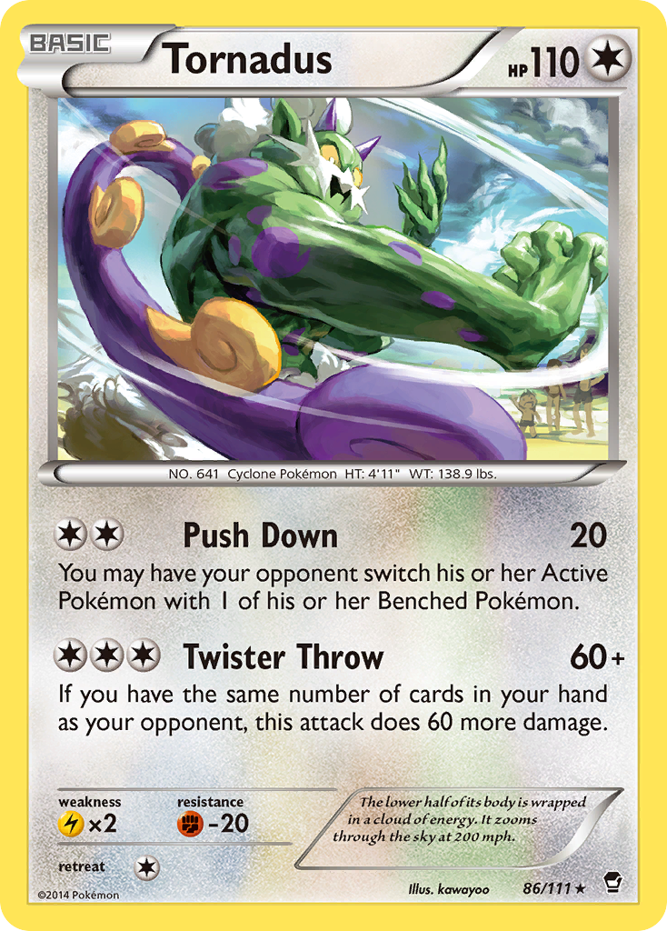Furious Fists Tornadus #86/111