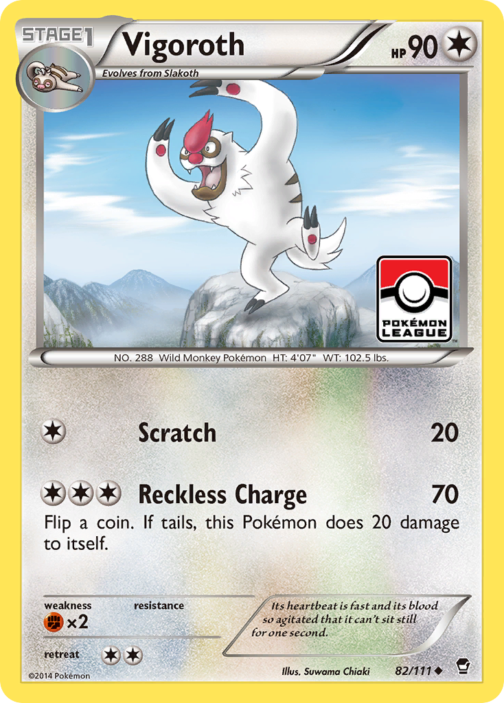 Furious Fists Vigoroth #82 League Promo