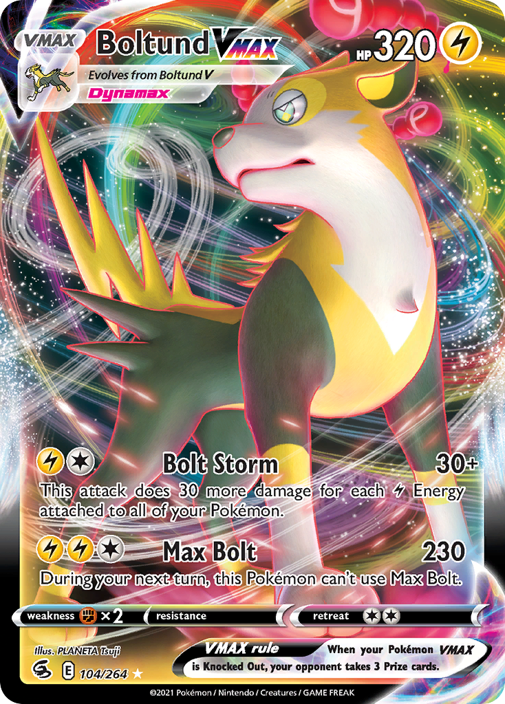 Fusion Strike Boltund VMAX #104/264
