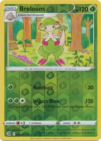 Fusion Strike Breloom #5/264 reverse holo