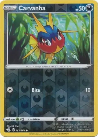 Fusion Strike Carvanha #162/264 reverse holo