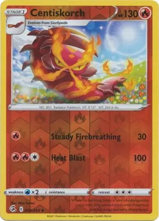 Fusion Strike Centiskorch #49/264 reverse holo