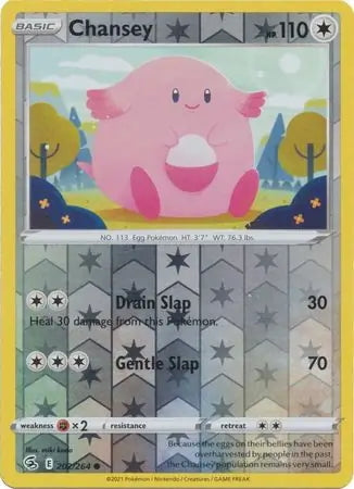 Fusion Strike Chansey #202/264 reverse holo