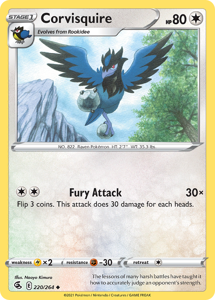 Fusion Strike Corvisquire #220/264