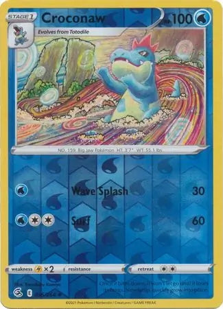 Fusion Strike Croconaw #56/264 reverse holo