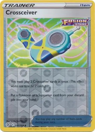 Fusion Strike Crossceiver #231/264 reverse holo