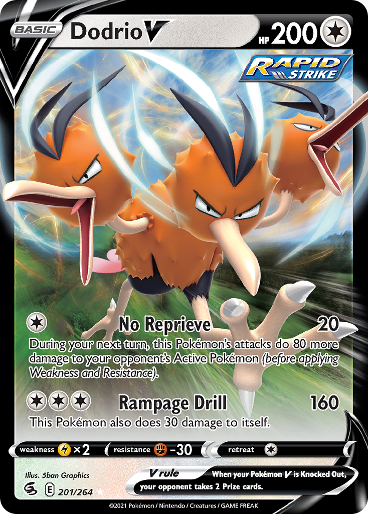 Fusion Strike Dodrio V #201/264