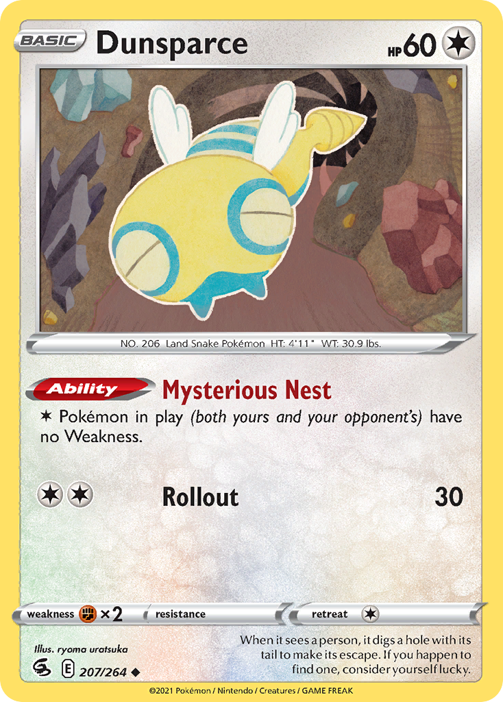 Fusion Strike Dunsparce #207/264