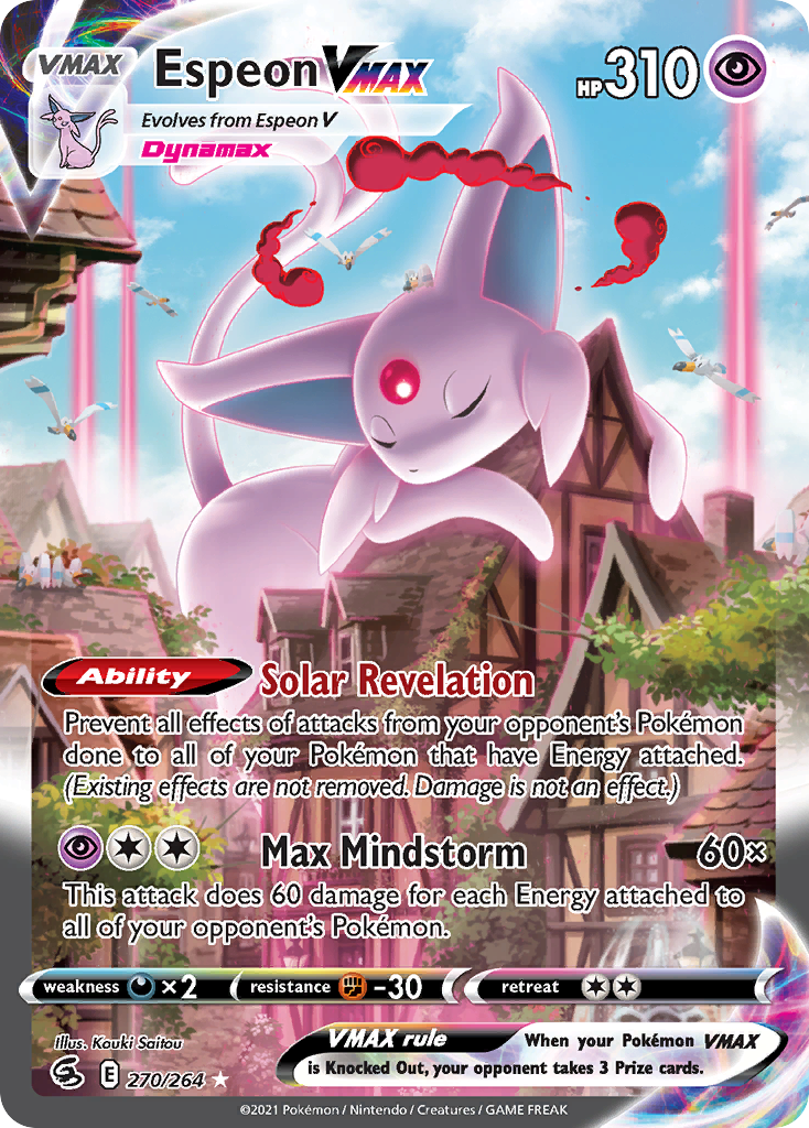 Fusion Strike Espeon VMAX Alternate Art