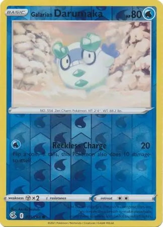 Fusion Strike Galarian Darumaka #71/264 reverse holo