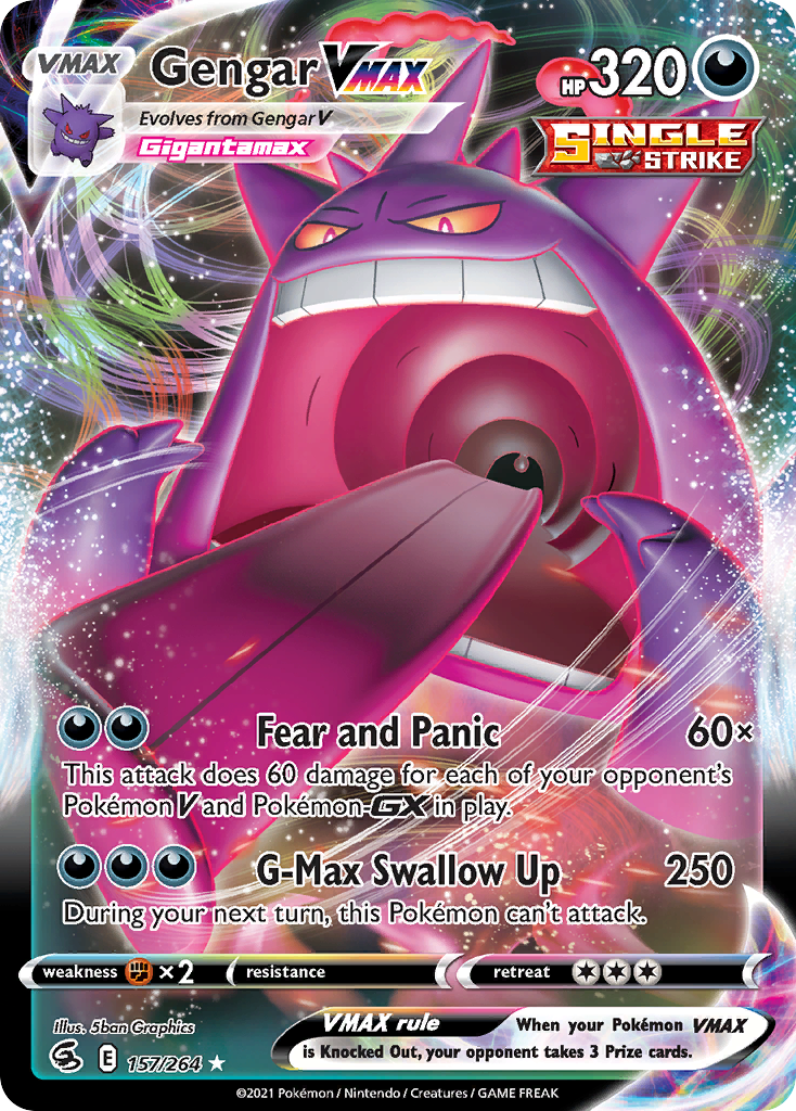 Fusion Strike Gengar VMAX #157/264