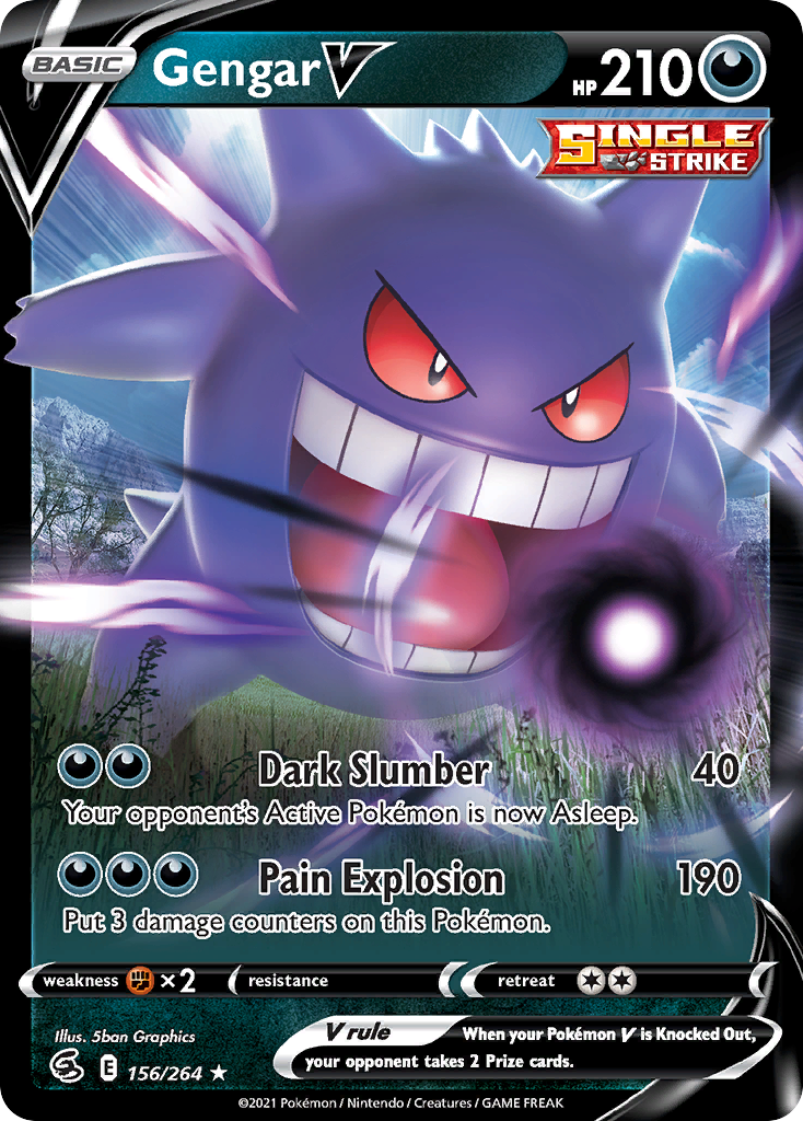 Fusion Strike Gengar V #156/264