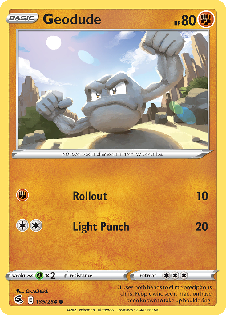 Fusion Strike Geodude #135/264