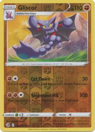Fusion Strike Gliscor #141/264 reverse holo