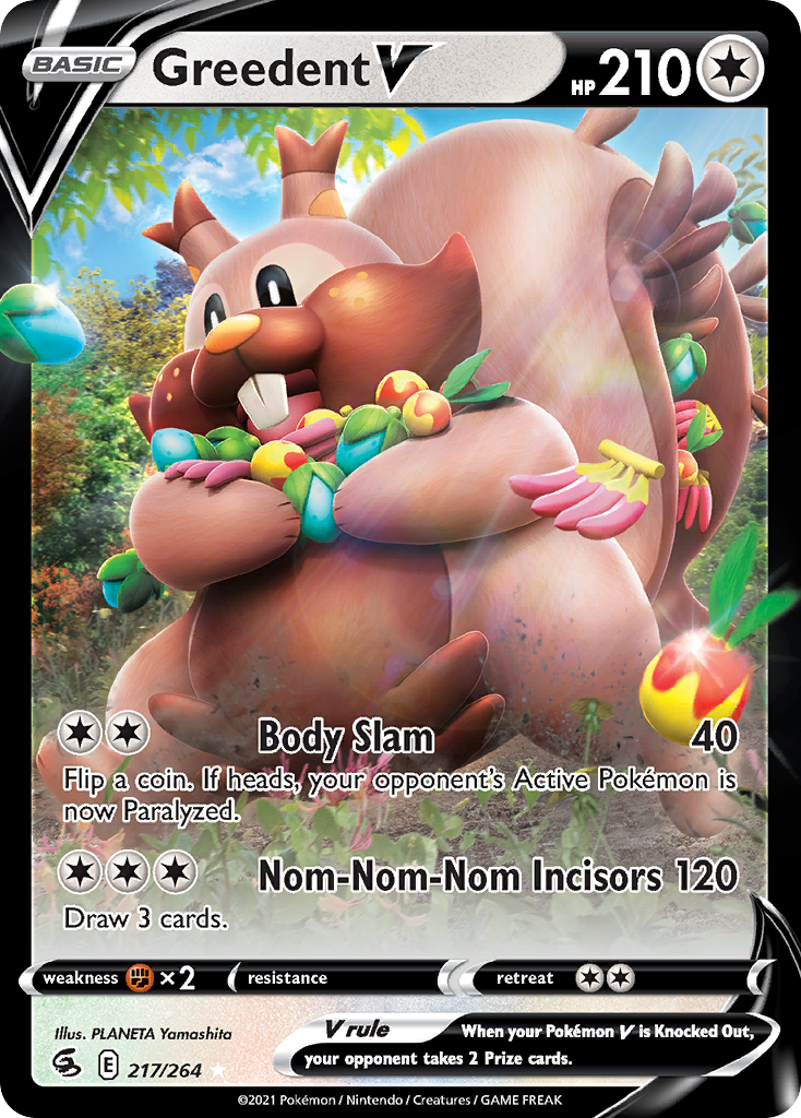 Fusion Strike Greedent V #217/264