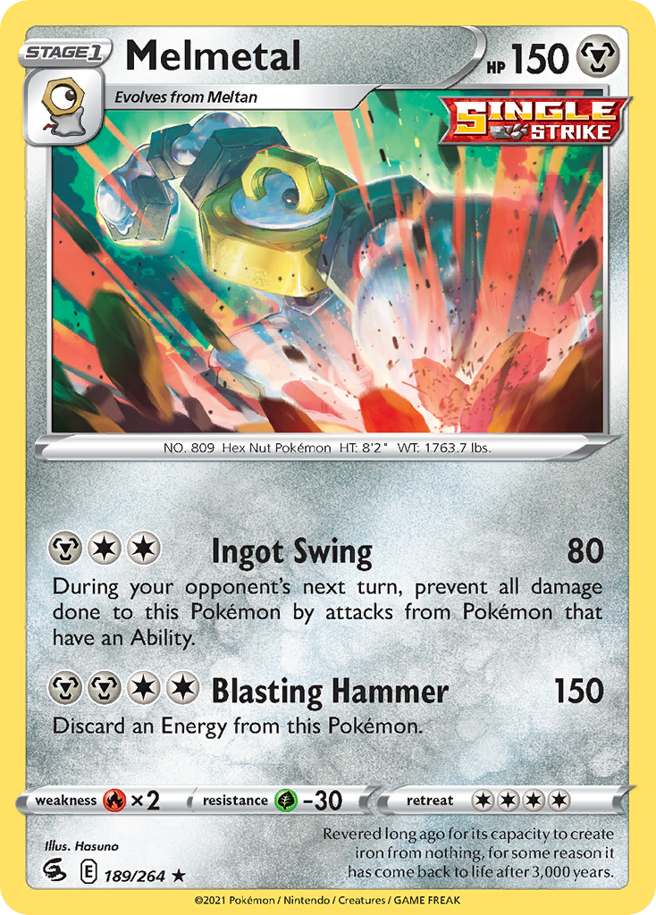 Fusion Strike Holo Melmetal #189/264
