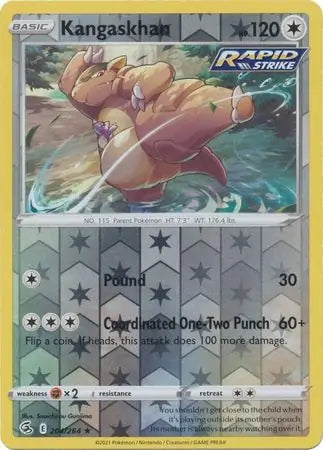 Fusion Strike Kangaskhan #204/264 reverse holo